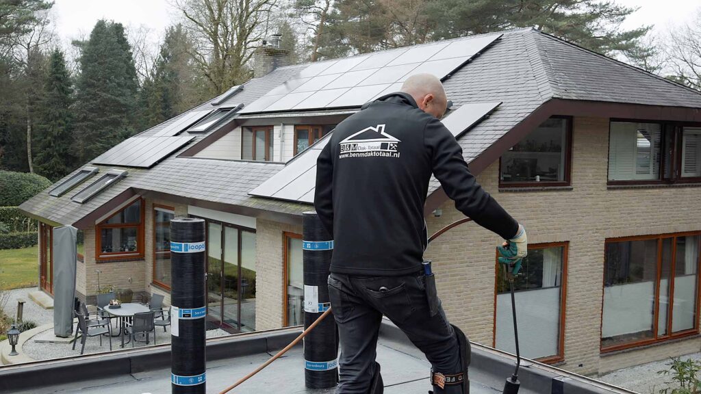 Plat dak project van B&M Dak-Totaal — Goirle