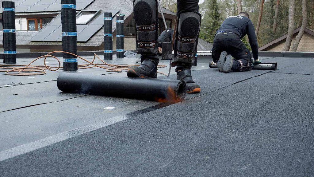 Plat dak project van B&M Dak-Totaal — Oosterhout